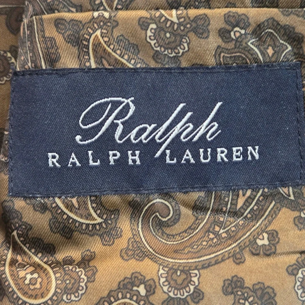 Ralph Lauren Blazer Mens 42R Black Sport Coat Paisley Lined Corduroy‎